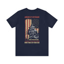Embodying America's Ideals: Military Design T-Shirt Honoring Our Veteran's Legacy
