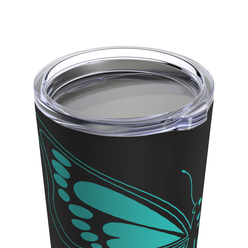 Empowering Resilience: I Am the Storm - PTSD Awareness Butterfly 20oz Tumbler