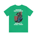 Mighty Reflection: 'The Military Might Represents National Strength' Military Design T-Shirt