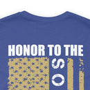 Honor to the Brave: Military Design T-Shirt Saluting Soldiers and Sailors Everywhere