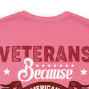 Heroes Among Us: Veterans - Because Americans Need Heroes Too T-Shirt, Celebrating Courage and Service
