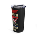 2Time Undefeated World War Champs 20oz Military Design Tumbler - Conquer Your Thirst in Style!