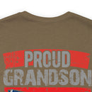 Proud Grandpa: Military Design T-Shirt Celebrating Generations of Service