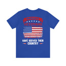 America's Veterans: Honoring Those Who Served with Military Design T-Shirt