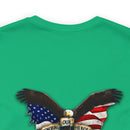 Remembering Their Sacrifice: Military T-Shirt with 'Honor Our Heroes, Remember Their Sacrifice' Design