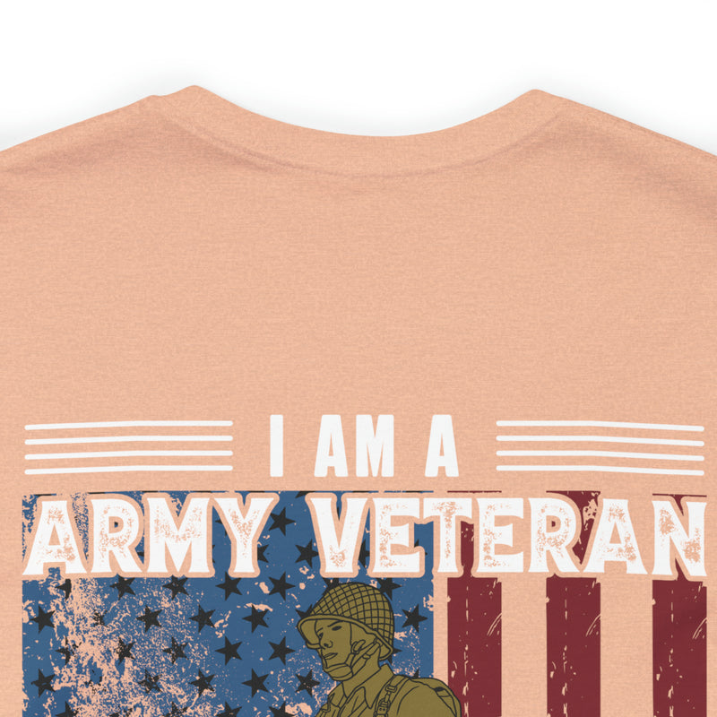 Veteran's Wit and Skill: Military T-Shirt - 'I Am an Army Veteran, I Can Fix Stupid But It's Gonna Hurt