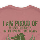Daughter of a Veteran: Military Design T-Shirt - 'Proud of Many Things, but Nothing Beats Being a Veteran's Daughter