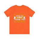Respect, Honor & Gratitude: Thank You, Veterans" Military Design T-Shirt