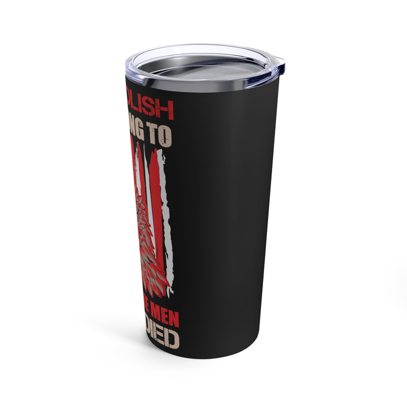 Respecting Sacrifice: 20oz Military Design Tumbler - Honoring Those Who Gave All