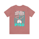 Not All Wounds Are Visible: PTSD T-Shirt T-Shirt Unveiling Hidden Battles