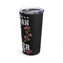 Resilient Veteran: 20oz Military Design Tumbler - Defying Odds, Conquering Battles