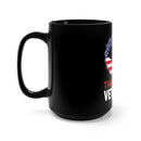 Honor and Sip: 15oz Military Design Black Mug - 'THANK YOU VETERANS' - Salute our Heroes with Every Sip!