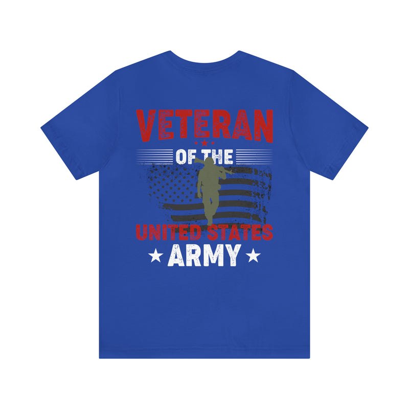 United States Army Veteran: Pride in Military Design T-Shirt