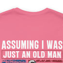 Underestimate No More: Military Design T-Shirt - U.S. Veteran, Proving Age Doesn't Define Valor