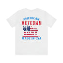 USA-Made Valor: Military Design T-Shirt - American Veteran, Serving with Honor