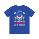 Spiritual Brotherhood: Military Design T-Shirt - 'I Took a DNA Test, God is My Father, Veterans are My Brothers