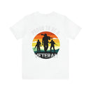 Combat-Ready Pride: Proud to Be a Veteran Military Design T-Shirt