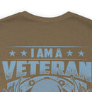 Eternal Oath: Military Design T-Shirt - 'I Am a Veteran - My Oath of Enlistment Has No Expiration Date