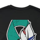 Serenity and Strength: T-Shirt with Colorful Feather 22 PTSD Design