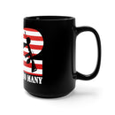 22 Too Many: Military Design Black Mug - 15oz