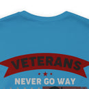 Ever Ready Veterans: Military Design T-Shirt - Always Prepared, Never Forgotten