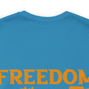 Patriotic Tribute: 'Freedom is Not Free, Thank a Veteran' Military Design T-Shirt