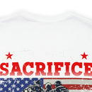 Remembering Sacrifice, Honoring Service: Military T-Shirt with Inspiring Design