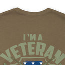 Timeless Commitment: Military Design T-Shirt - 'I'm a Veteran - My Oath of Enlistment Has No Expiration Date
