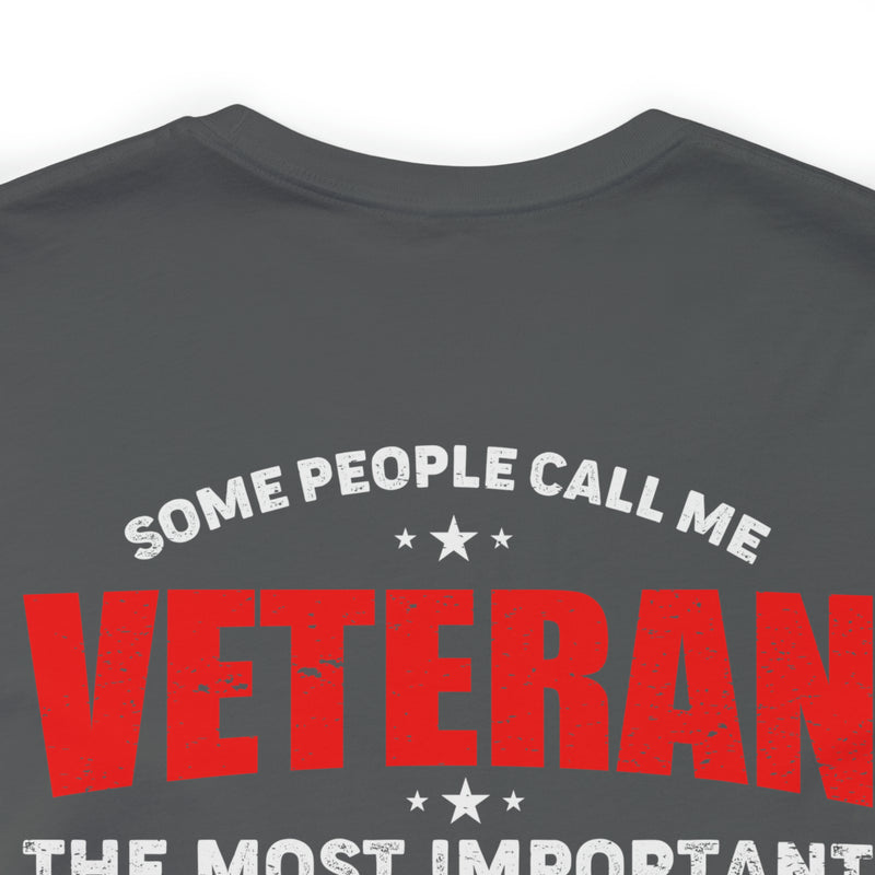 Mom: The Greatest Title, Veteran: The Noble Service - Military Design T-Shirt