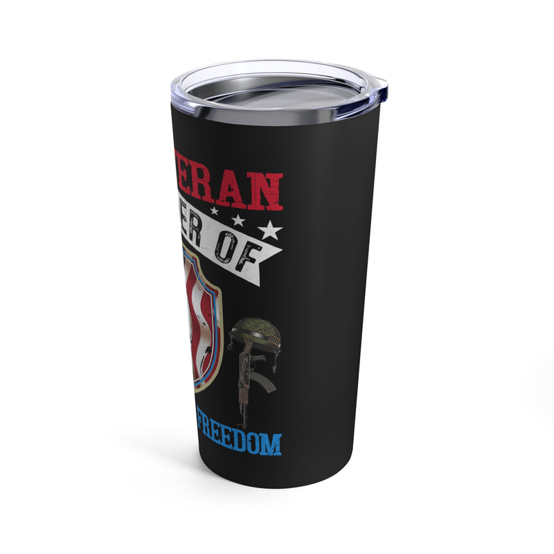 Defender of Liberty: Honor the U.S. Veteran Spirit with our 20oz Military Design Tumbler