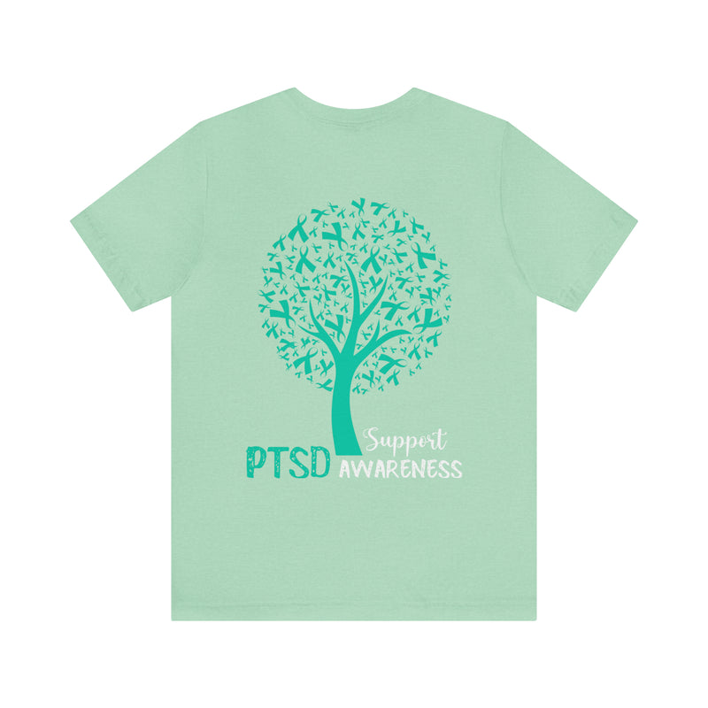 Raise PTSD Awareness with our Unique Tree Design T-Shirt