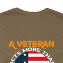 Actions Speak Louder: Military Design T-Shirt - Veterans Lead by Example