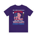 Honoring Our Veterans: Military Design T-Shirt - We Owe Them Everything