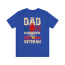 Proudly Wearing Many Hats: Vietnam Veteran, Dad, and Grandpa - Military Design T-Shirt