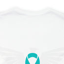 Spreading Wings of Awareness: PTSD Awareness Eagle Design Cotton T-Shirt