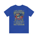 Earned, Not Inherited: Military Design T-Shirt - 'I Have Earned It with My Blood, Sweat & Tears - You Cannot Inherit the Title of Veteran
