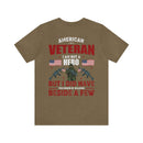 American Veteran: Walking Beside Heroes T-Shirt with Military Design - Honoring the Few