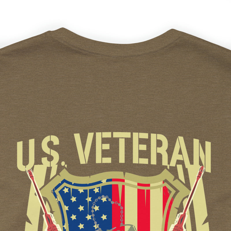 Defender of Liberty and Freedom: U.S. Veteran Military Design T-Shirt - Honoring True Heroes