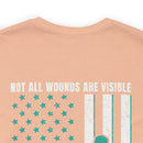 Veteran PTSD Not All Wounds Are Visible Soft cotton T-Shirt