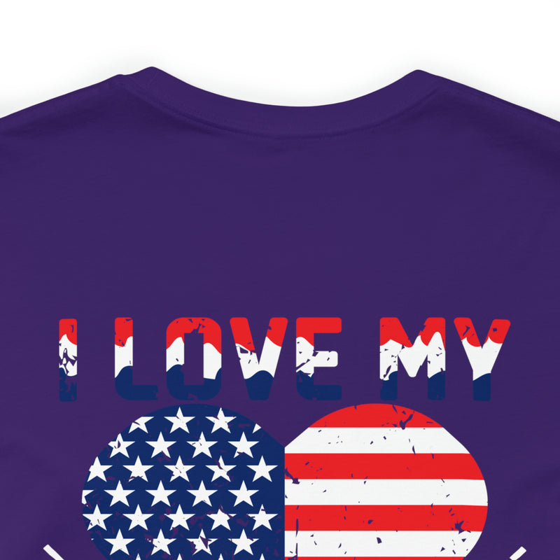 Family Pride: I Love My Army National Guard Cousin - Military Design T-Shirt Celebrating Support