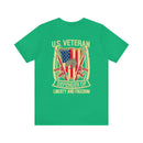Defender of Liberty and Freedom: U.S. Veteran Military Design T-Shirt - Honoring True Heroes