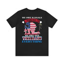 Honoring Our Veterans: Military Design T-Shirt - We Owe Them Everything