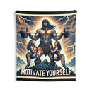 Thunderous Inspiration Motive Yourself Gym Tapestry