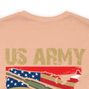 Proud US Army Veteran: Military Design T-Shirt Embodying Honor and Service