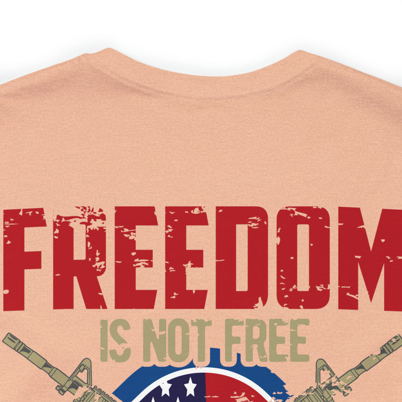 United States Veteran: Freedom Isn't Free - Military Design T-Shirt Honoring Sacrifice