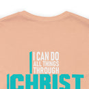 Soft cotton and quality print With Christ Fighting PTSD Awareness T-Shirt