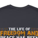 Freedom's Ambassador: Military Design T-Shirt - Brought to You by a Veteran