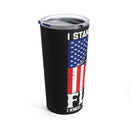 Patriotic Tribute: Military Design Tumbler - 20oz