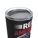 Real Americans Stand - 20oz Military Design Tumbler in Black