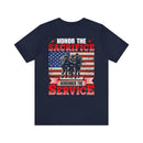 Remembering Sacrifice, Honoring Service: Military T-Shirt with Inspiring Design